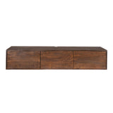 Zwevend tv meubel Vision Brown | 160 cm