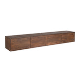 Zwevend tv meubel Vision Brown | 200 cm