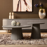 Salontafel Solana | 80 cm | Taupe
