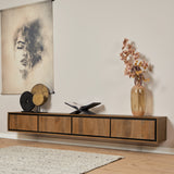 Zwevend tv meubel RichWood | 240 cm