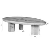 Salontafel Zillah | 130 cm | Oak Brown