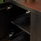 Dressoir Brussel Black 4 deurs | 200 cm