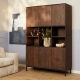 Vakkenkast XL Madison Walnoot | 135 cm