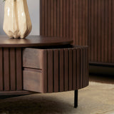 Salontafel Madison Brown | 80 cm | Rond