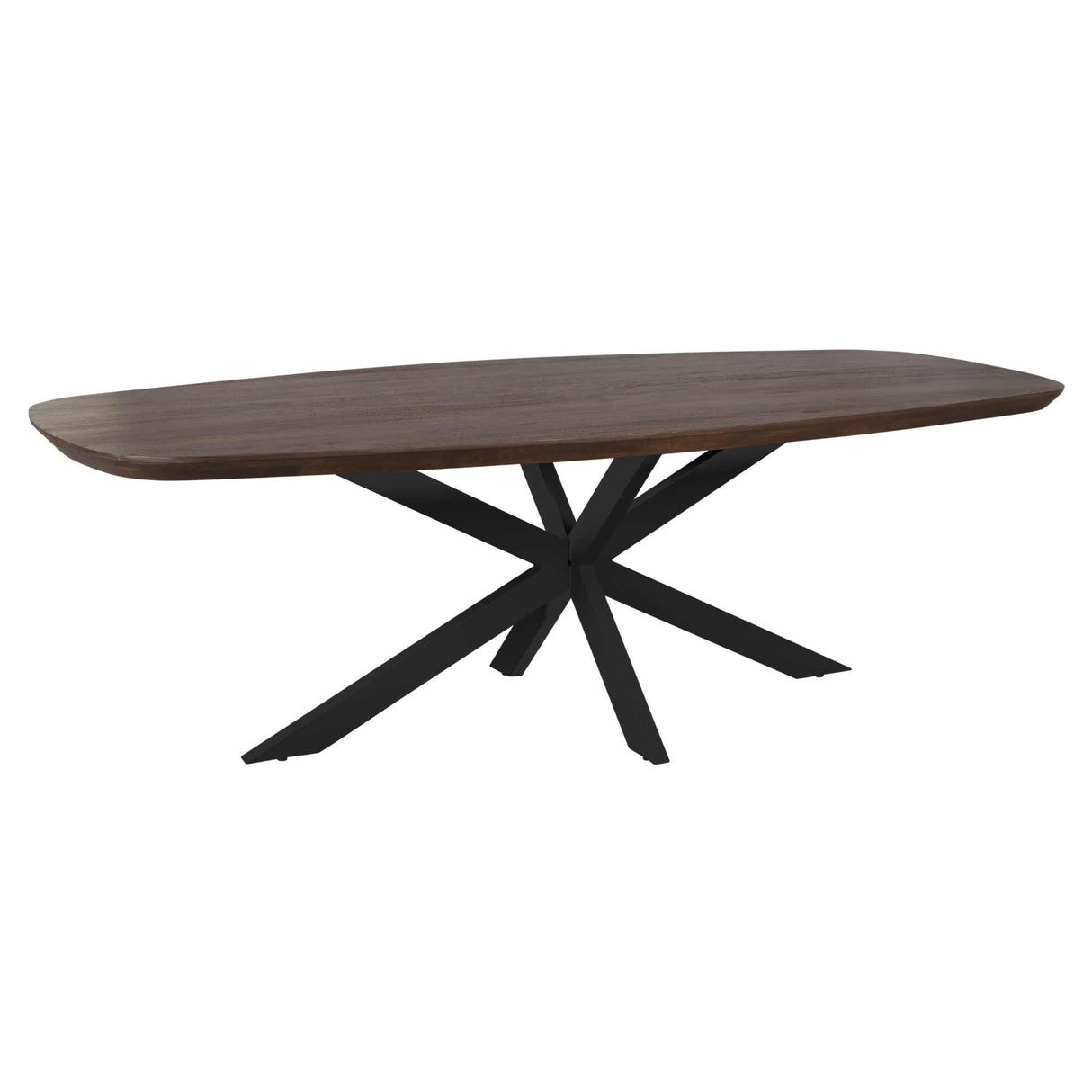 Eettafel Madison Brown | 240 cm | Deens Ovaal | Poot Black