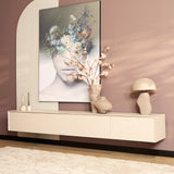 Zwevend tv meubel Madison Sand | 200 cm