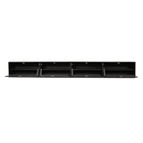 Zwevend tv meubel Madison Black | 240 cm