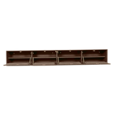 Zwevend tv meubel Madison Walnut | 240 cm