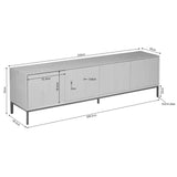 Tv meubel Madison Natural | 210 cm