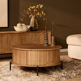 Salontafel Madison Natural | 80 cm | Rond