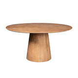 Eettafel Madison Natural | 130 cm | Kolom Poot