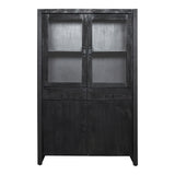 Vitrinekast Boaz Black | 115 cm