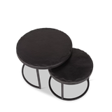 Salontafel set Ora | Zwart Kadappa Stone 60-45 cm