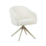 Eetkamerstoel Bella | Off White | Poot Sand | Met armleuning