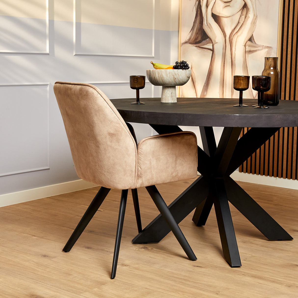 Eetkamerstoel Nova | Beige (set of 2)