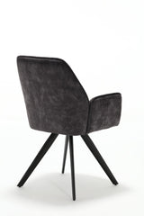 Eetkamerstoel Nova | Antraciet (set of 2)