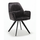 Eetkamerstoel Nova | Antraciet (set of 2)