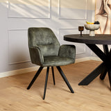 Eetkamerstoel Nova | Hunter Green (set of 2)