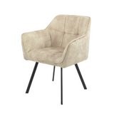 Eetkamerstoel Emma | Velvet Taupe (set of 2)