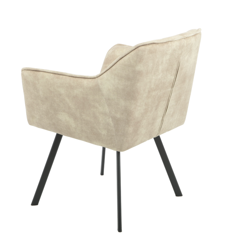 Eetkamerstoel Emma | Velvet Taupe (set of 2)