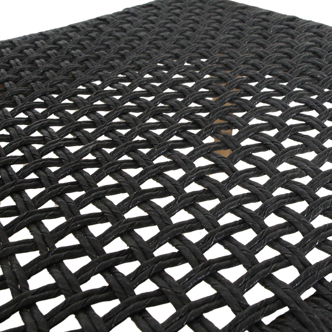 Verano teak tuinstoel met armleuning - Zwart (set of 2)