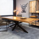 Eetkamertafel Denver | Rechthoek matrixpoot | 220 cm