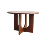 Bullnose Coliseo ronde mangohouten eettafel - Ø 120 cm