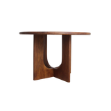 Bullnose Coliseo ronde mangohouten eettafel - Ø 120 cm