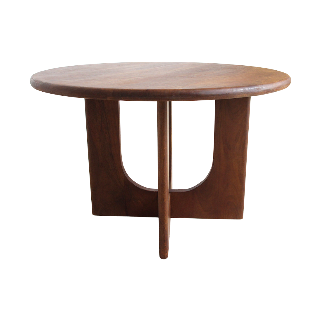 Bullnose Coliseo ronde mangohouten eettafel - Ø 120 cm