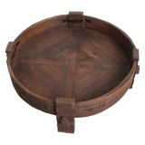 Chakki bijzettafel bruin - 73x73x25 cm