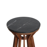Sabah marmeren bijzettafel - zwart