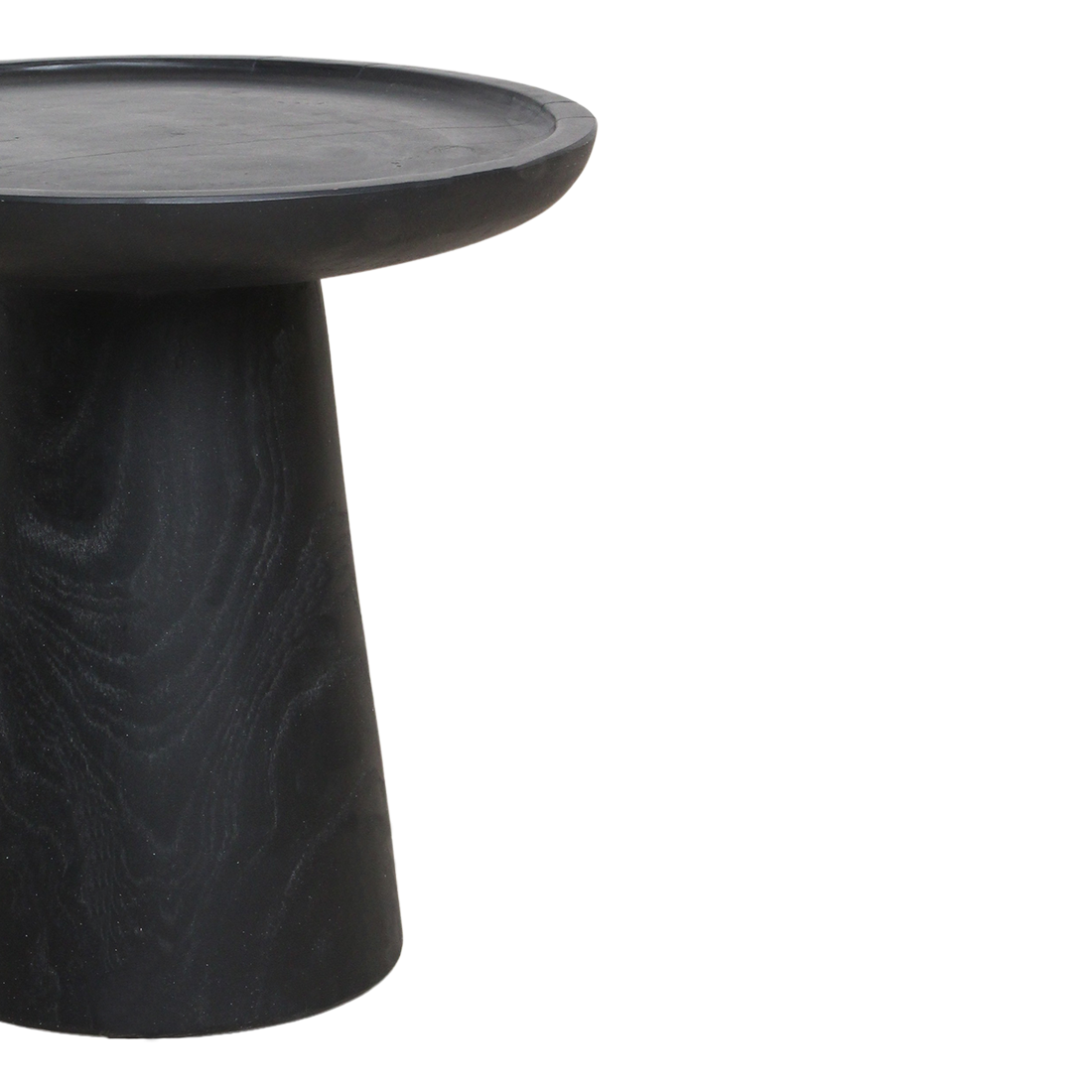 Nero teakhouten bijzettafel  Dusk - zwart
