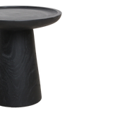 Nero teakhouten bijzettafel  Dusk - zwart