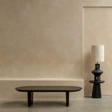 Nero teakhouten bijzettafel  Dusk - zwart