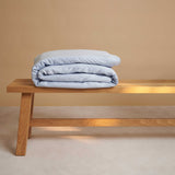 Tencel dekbedovertrek licht blauw