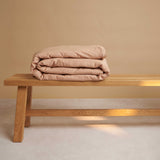 Tencel dekbedovertrek peach
