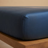 Tencel hoeslaken blauw