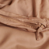 Tencel dekbedovertrek peach