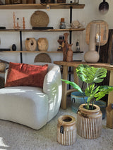 Eleonora Fauteuil 'Charlotte' in de kleur Taupe Copenhagen
