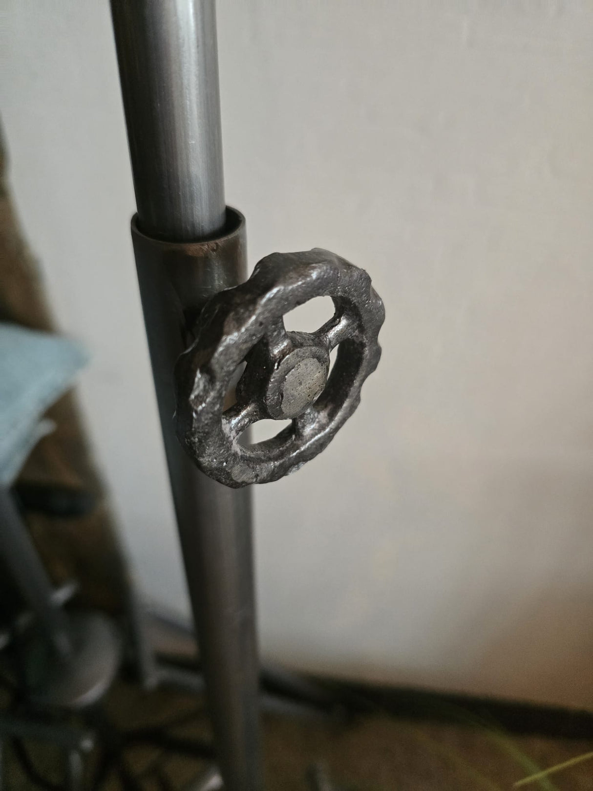 Industriële vloerlamp metaal in hoogte verstelbaar 140cm-200cm