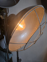Industriële vloerlamp metaal in hoogte verstelbaar 140cm-200cm