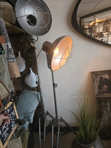 Industriële vloerlamp metaal in hoogte verstelbaar 140cm-200cm