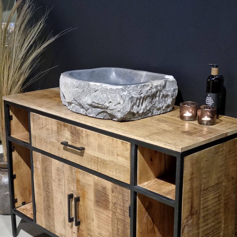 Badkamermeubel Benoa met Deuren en Lade 120
