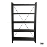 Boekenkast Britt Zwart Open 160