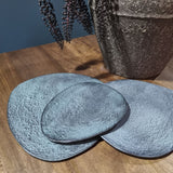 Bord Decoratief Blauw Patina Klein (set of 4)