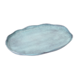 Bord Ovaal Blauw Patina 50,5 (set of 4)