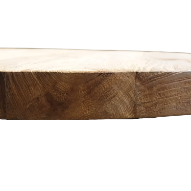 Eetkamer tafelblad Rond Massief Teak 150