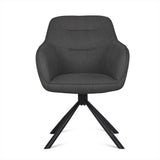 Eetkamerstoel Felix Donker Grijs (set of 2)