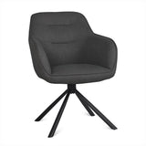 Eetkamerstoel Felix Donker Grijs (set of 2)