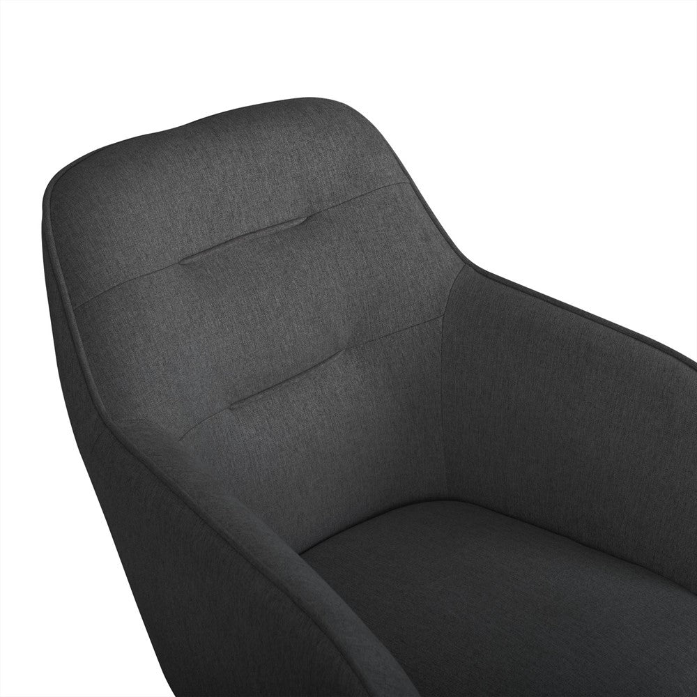 Eetkamerstoel Felix Donker Grijs (set of 2)